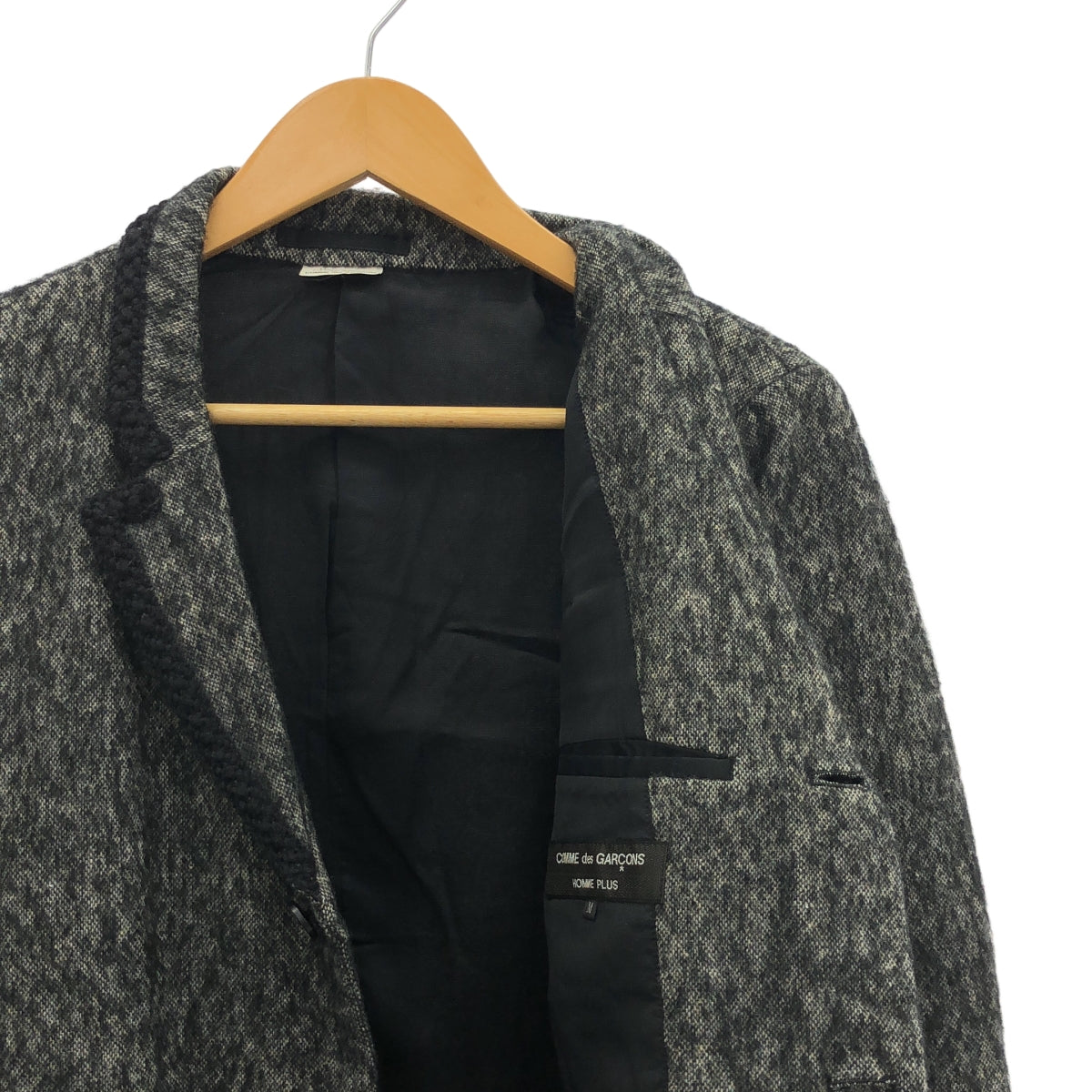 COMME des GARCONS HOMME PLUS / コムデギャルソンオムプリュス | 2012AW | 男でもない女でもない アルパカ混 パイピング ジャケット | M | メンズ