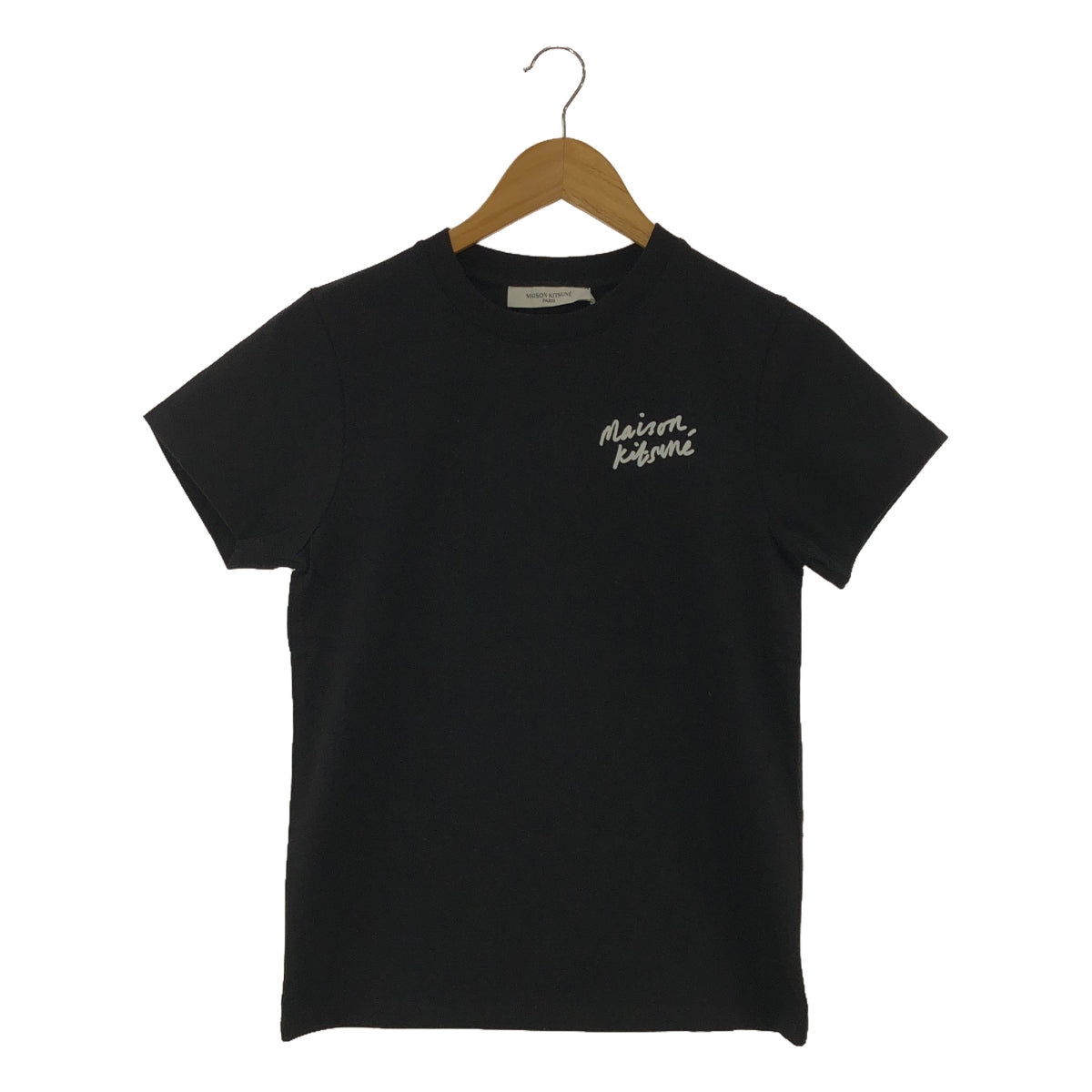 MAISON KITSUNE / メゾンキツネ | ロゴ クルーネック Tシャツ カットソー | XS | レディース