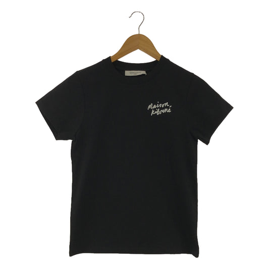 MAISON KITSUNE | Logo Crew Neck T-Shirt Cut and Sew | XS | Women's