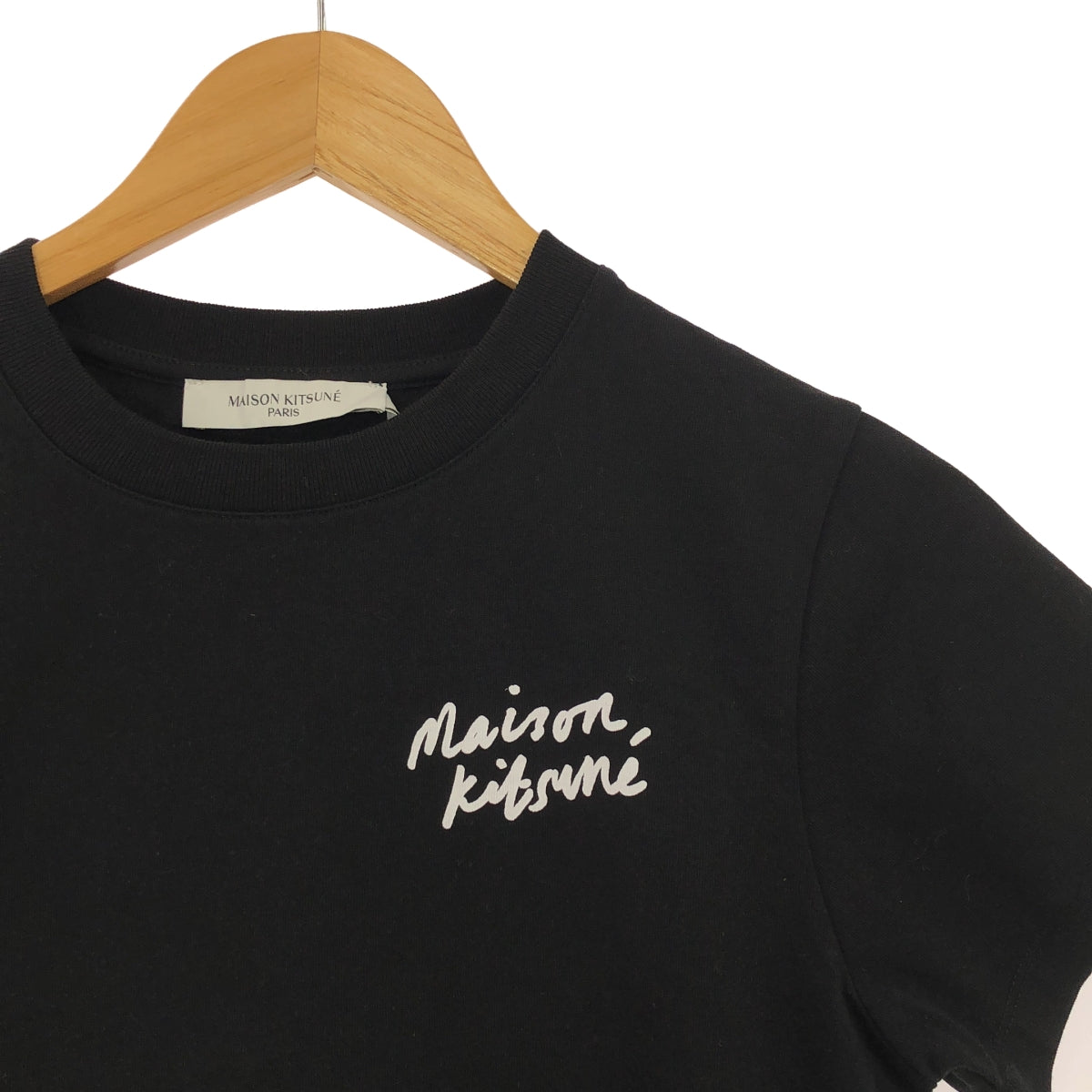 MAISON KITSUNE / メゾンキツネ | ロゴ クルーネック Tシャツ カットソー | XS | レディース