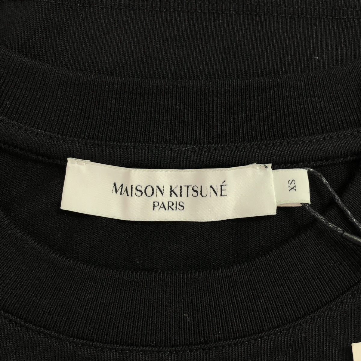 MAISON KITSUNE / 메종 여우 | 로고 크루넥 티셔츠 컷소우 | XS |