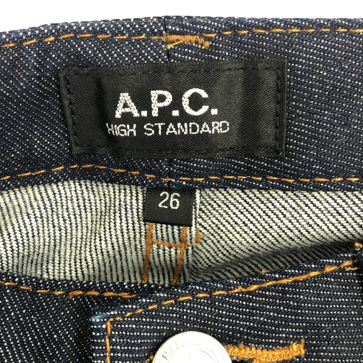 【美品】  A.P.C. / アーペーセー | HIGH STANDARD ハイスタンダード ストレッチ デニムパンツ | 26 | インディゴ | レディース