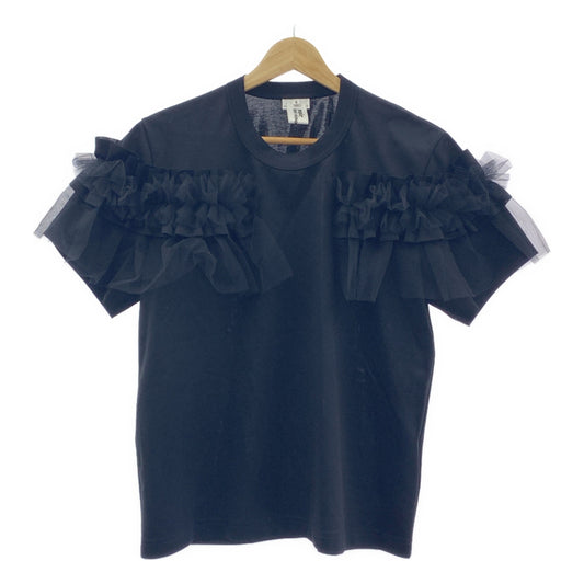 noir kei ninomiya / noir kei ninomiya | 2025SS | 薄紗對接圓領剪裁與縫紉 | S | 女裝