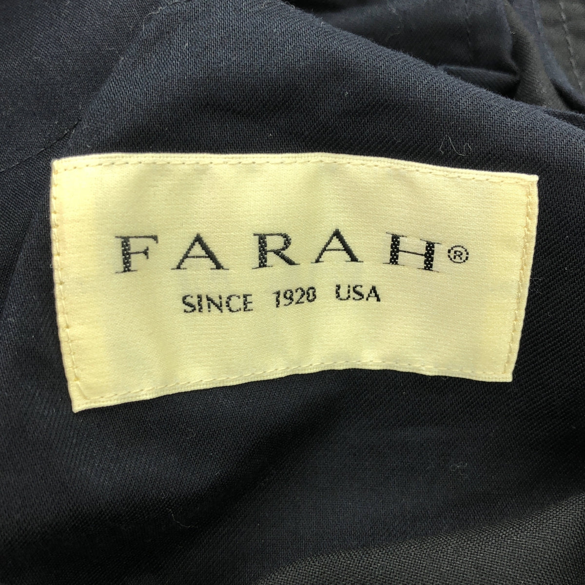 【美品】  FARAH / ファーラー | ブーツカット フレア スラックスパンツ | 26 | ダークネイビー | レディース