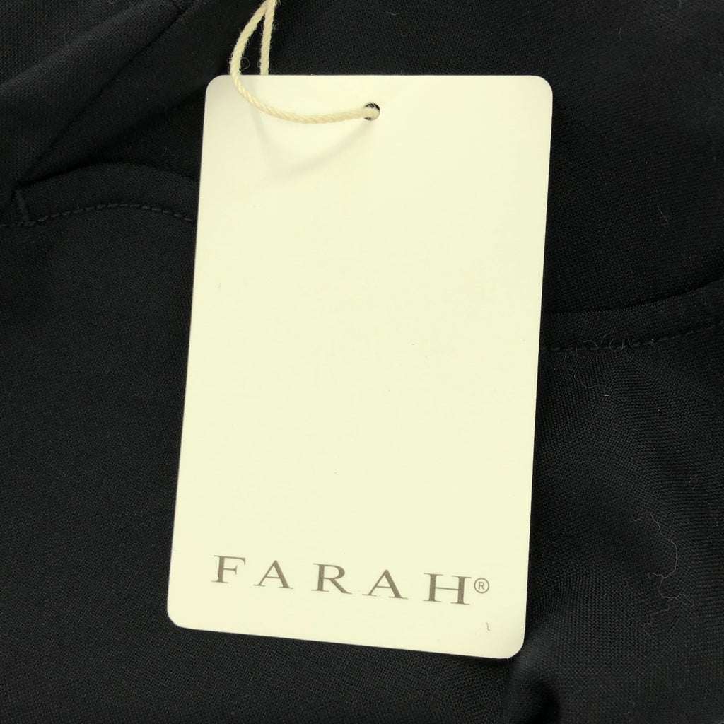 【美品】  FARAH / ファーラー | ブーツカット フレア スラックスパンツ | 26 | ダークネイビー | レディース