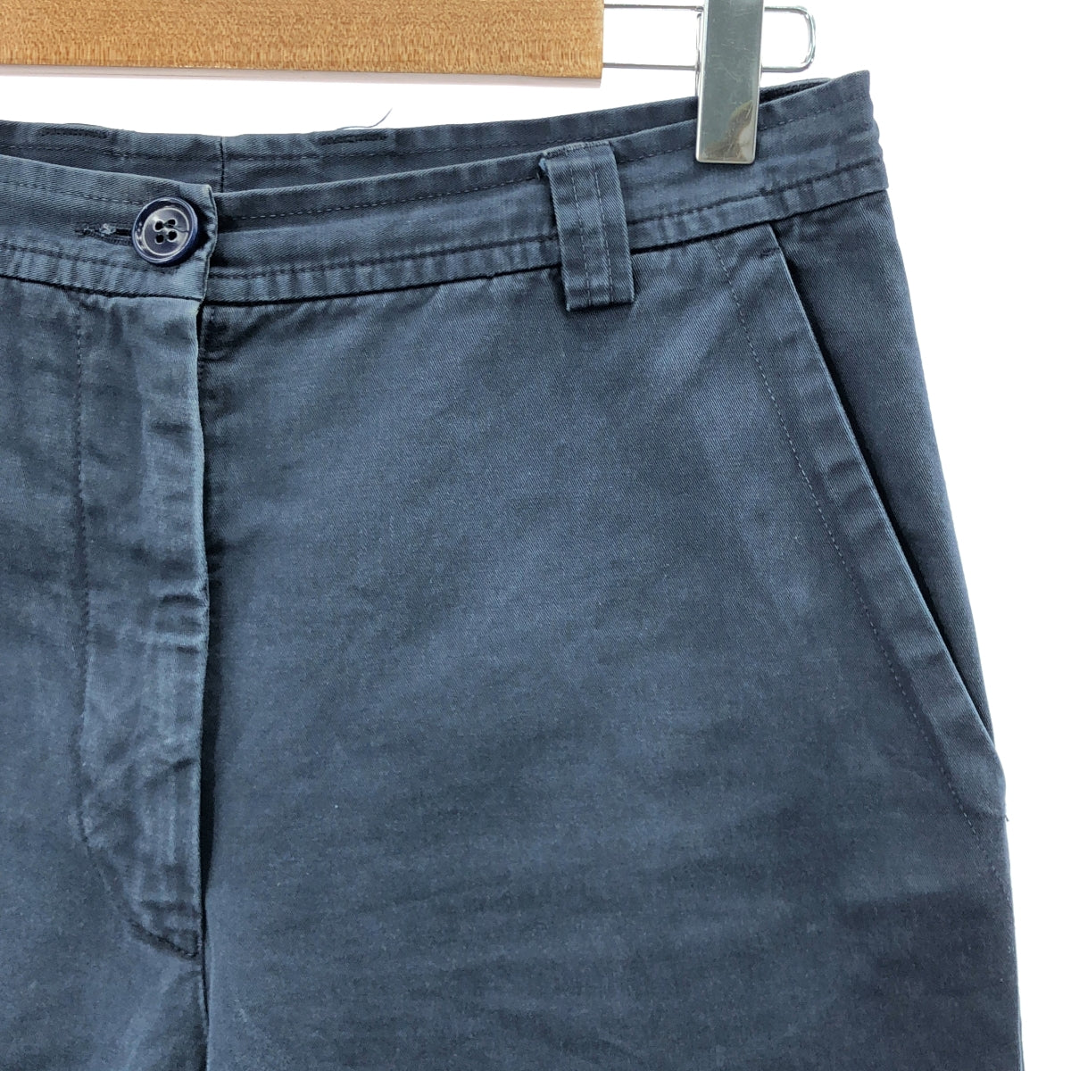 DRIES VAN NOTEN | 棉質加長工裝褲 | 36碼 | 海軍藍 | 女款