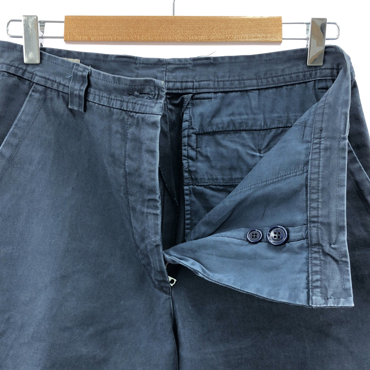 DRIES VAN NOTEN | 棉質加長工裝褲 | 36碼 | 海軍藍 | 女款