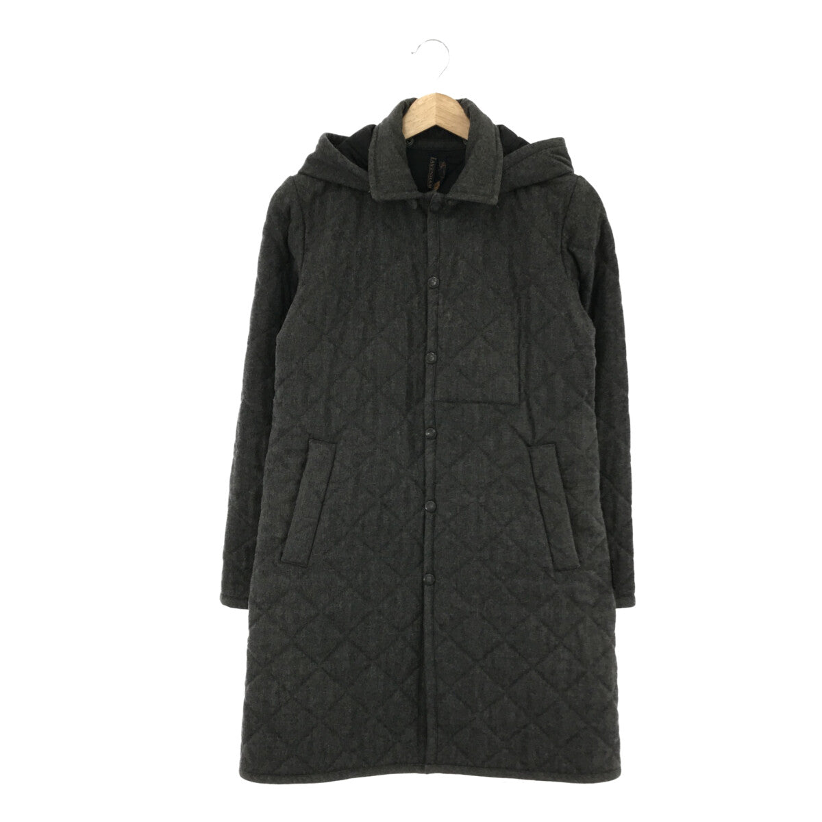 LAVENHAM / Lavenham | Wool quilted coat | 36 | Grey | Women's