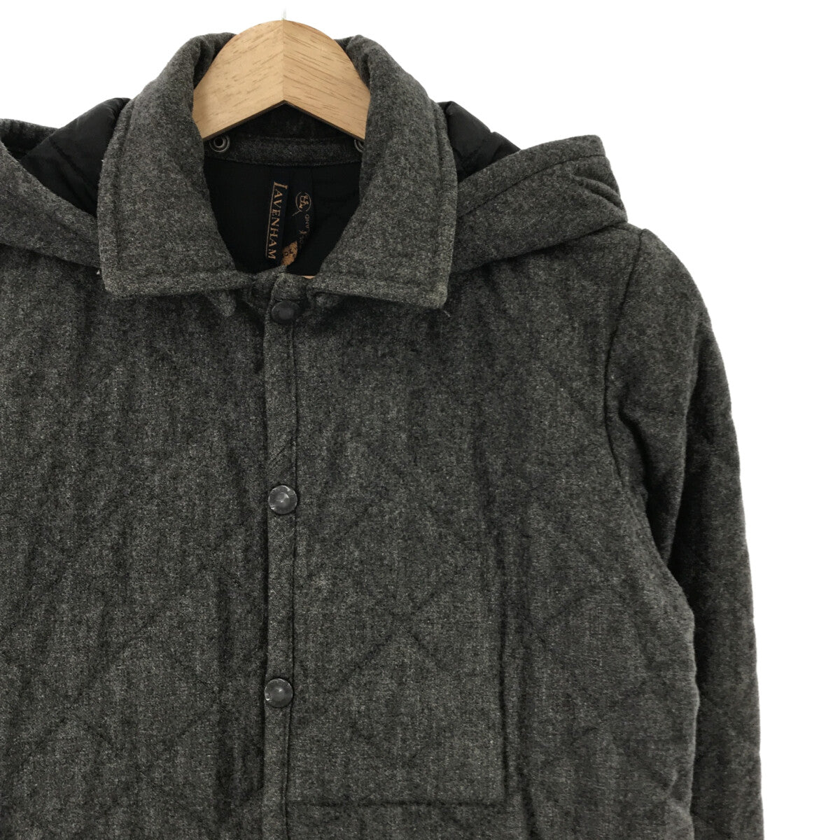 LAVENHAM / Lavenham | Wool quilted coat | 36 | Grey | Women's