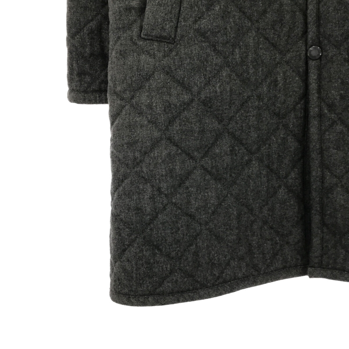 LAVENHAM / Lavenham | Wool quilted coat | 36 | Grey | Women's