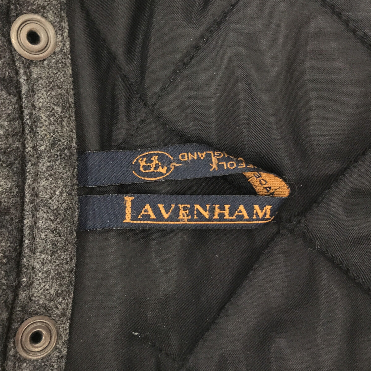 LAVENHAM / Lavenham | Wool quilted coat | 36 | Grey | Women's