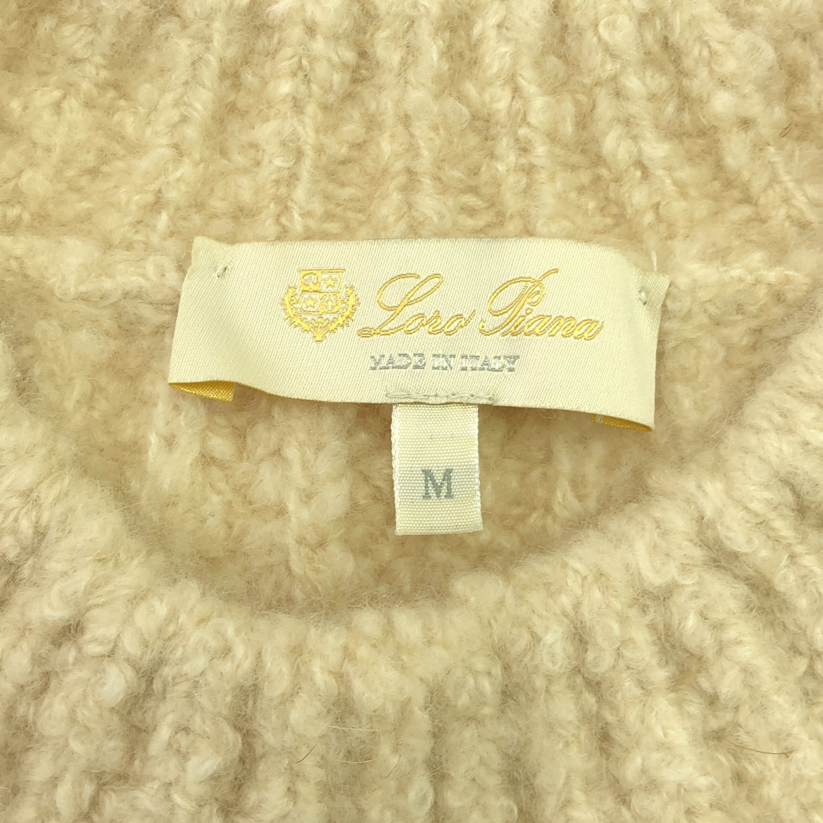 Loro Piana | 100% cashmere / Cashmere knit pullover | M | Men's