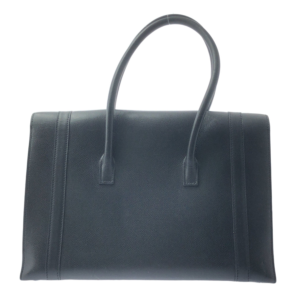 HERMES / エルメス | ドラッグ32 G刻印 シルバー金具 ハンドバッグ | ブラック | レディース