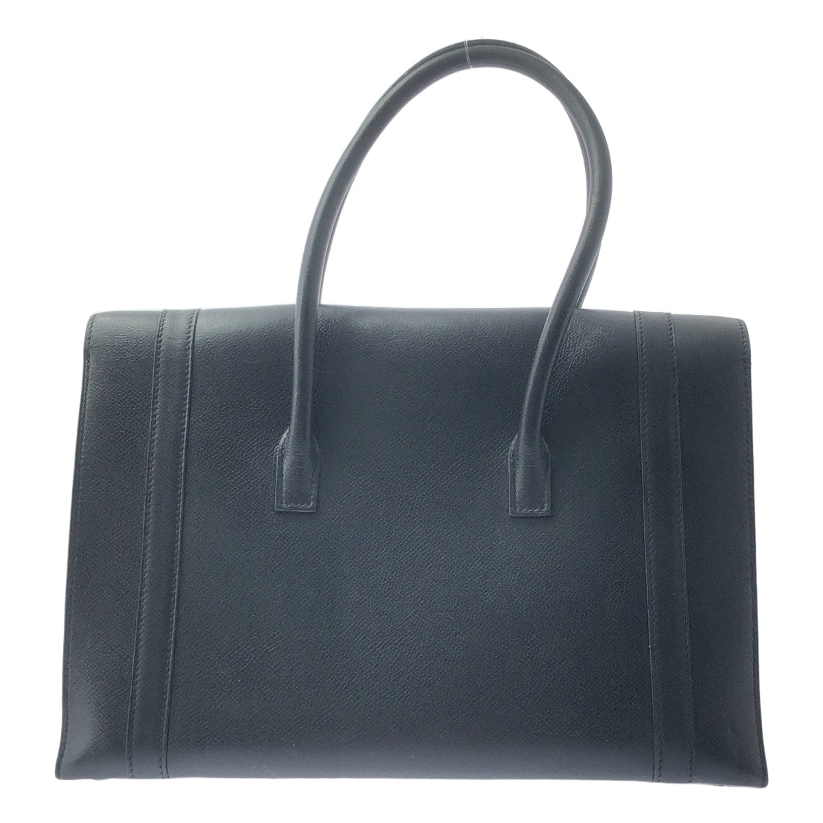 HERMES / エルメス | ドラッグ32 G刻印 シルバー金具 ハンドバッグ | ブラック | レディース