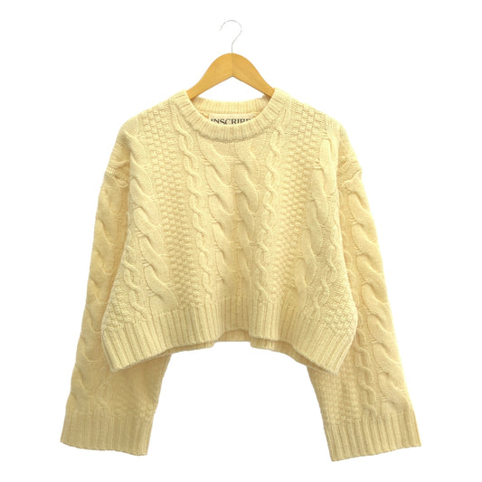 INSCRIRE | Wool cable knit | F | Women's