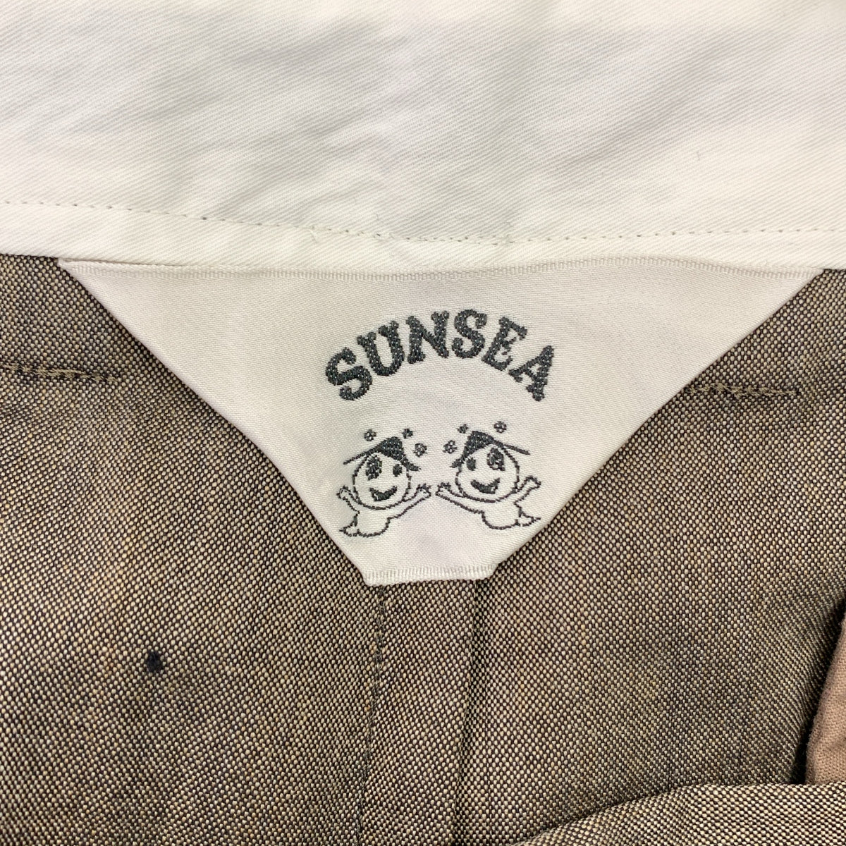 SUN SEA / サンシー | SNM4 WIDE STRAIGHT PANTS ワイド パンツ | 2 | ブラウン | メンズ