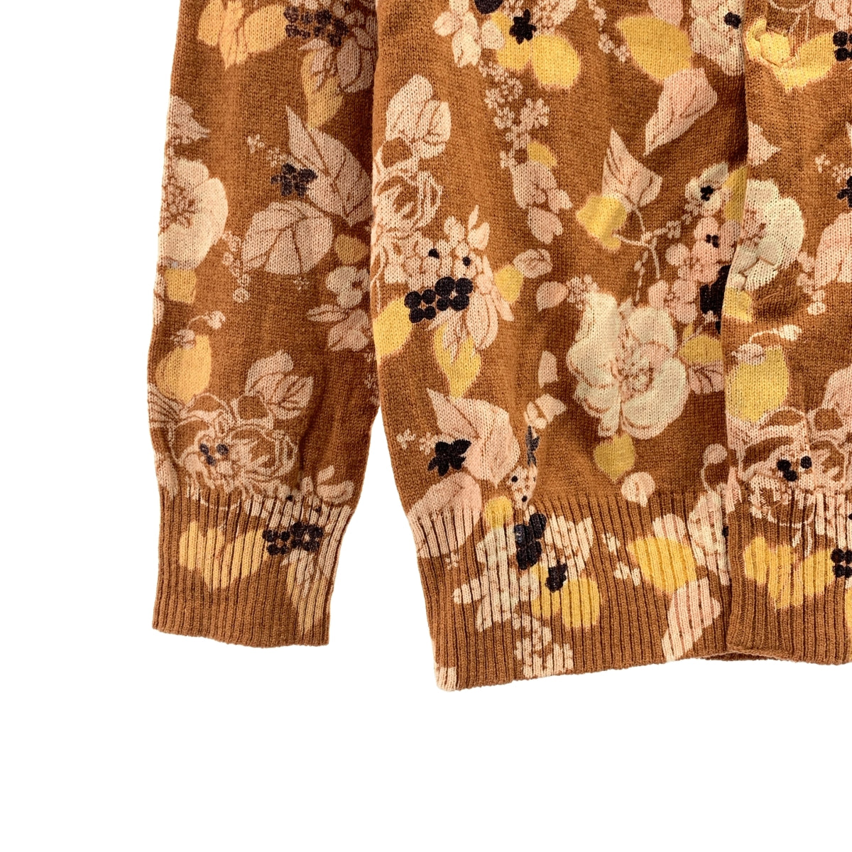 tricot COMME des GARCONS / 트리코콤 데 갤슨 | 2001AW | 울 나일론 총 무늬 가디건 |