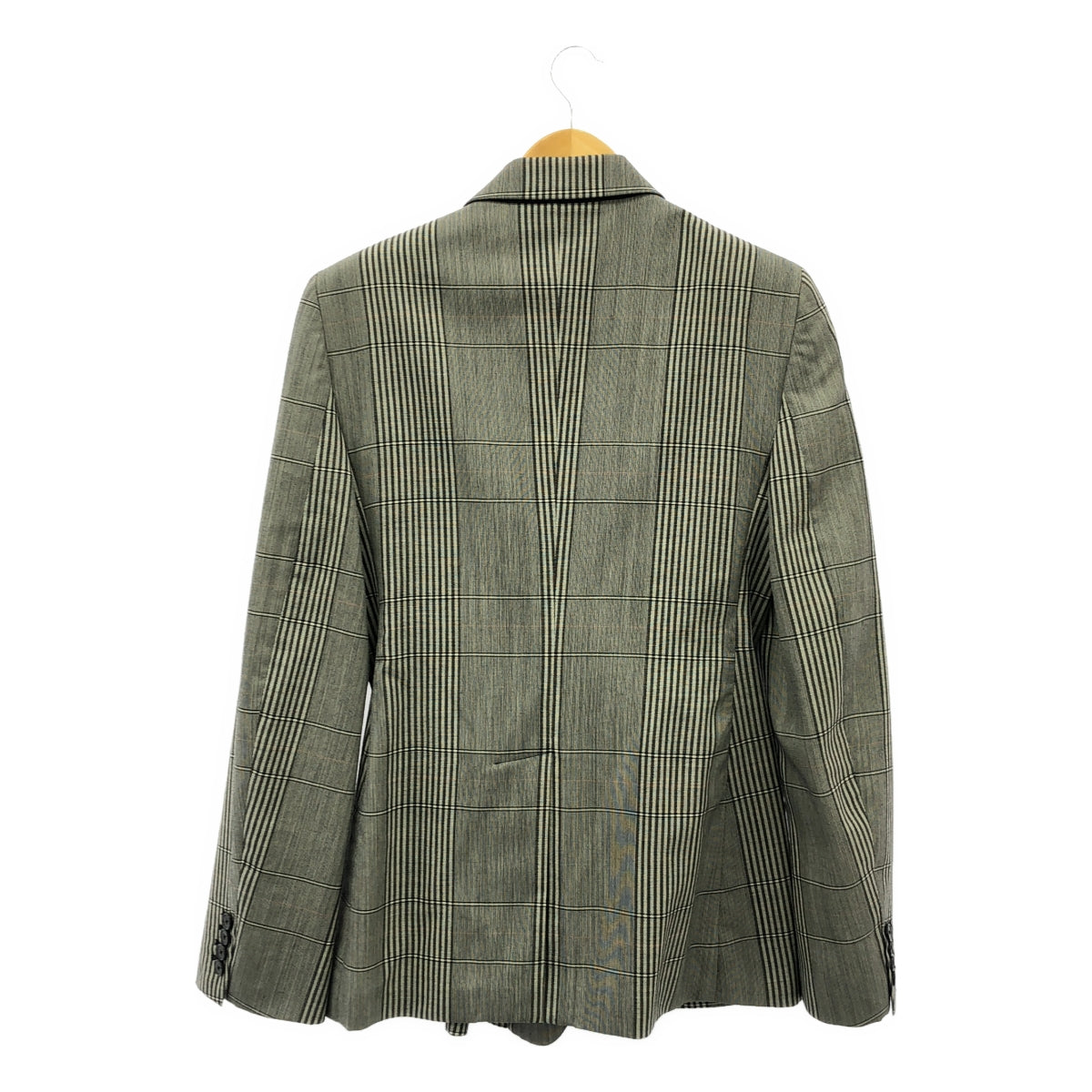 [Good Condition] Maison Margiela | 2018SS | Wool Check 1B Jacket | Size 38 | Multicolor | Women's