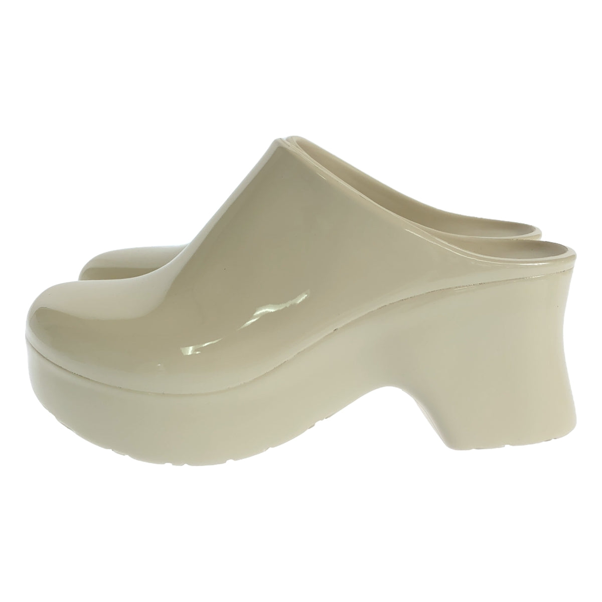 【美品】  LOEWE / ロエベ | FORM CLOG フォーム クロッグ ライトフォームラバー サンダル | 36 | ライトパウダー / ベージュ | レディース