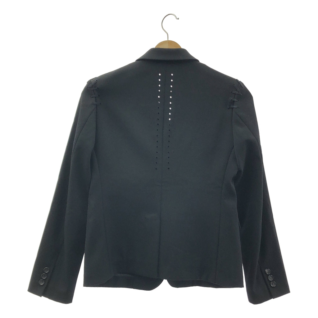 COMME des GARCONS COMME des GARCONS / コムコム | 2015AW | レースアップ テーラードジャケット | XS | ブラック | レディース