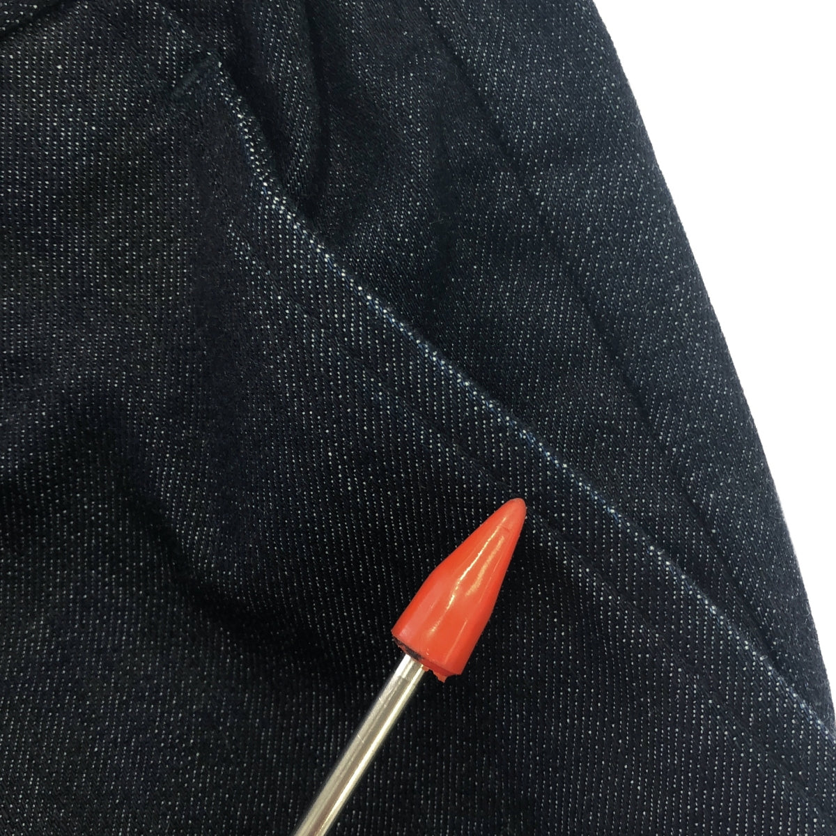 UNITED TOKYO / 유나이티드 도쿄 | 사이드 고무 데님 발목 슬랙스 | 3 | 인디고 | 남성