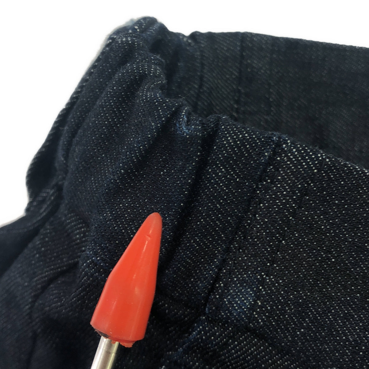 UNITED TOKYO / 유나이티드 도쿄 | 사이드 고무 데님 발목 슬랙스 | 3 | 인디고 | 남성