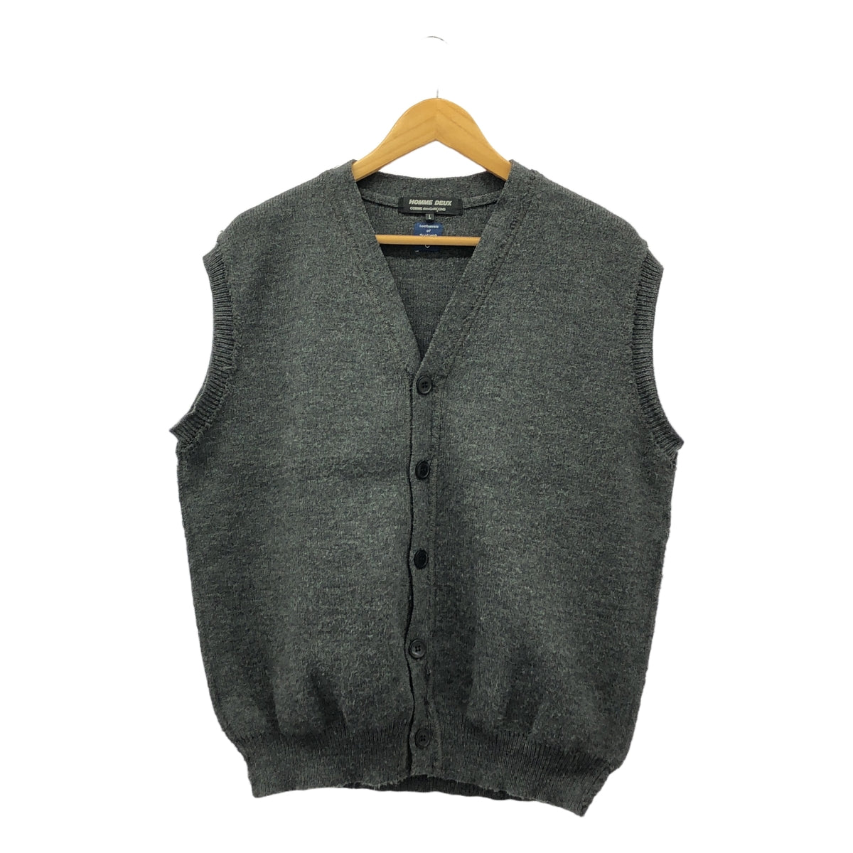 COMME des GARCONS HOMME DEUX / コムデギャルソンオムドゥ | 2020AW | ×LOCHAVEN / ロックエーベン インサイドアウト ニット ベスト | L | メンズ