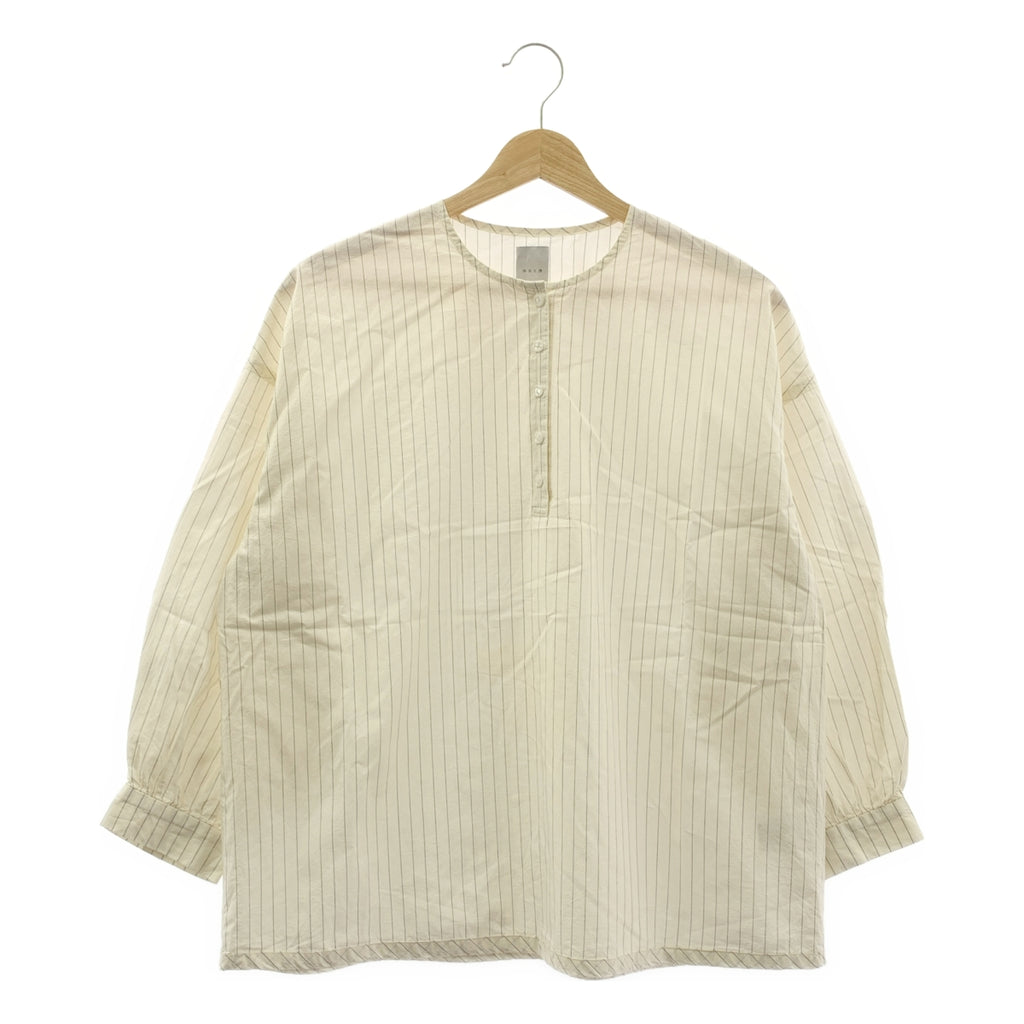 휴일과 시 / 큐지츠 토우타 | 노 컬러 스트라이프 블라우스 | F | 여성