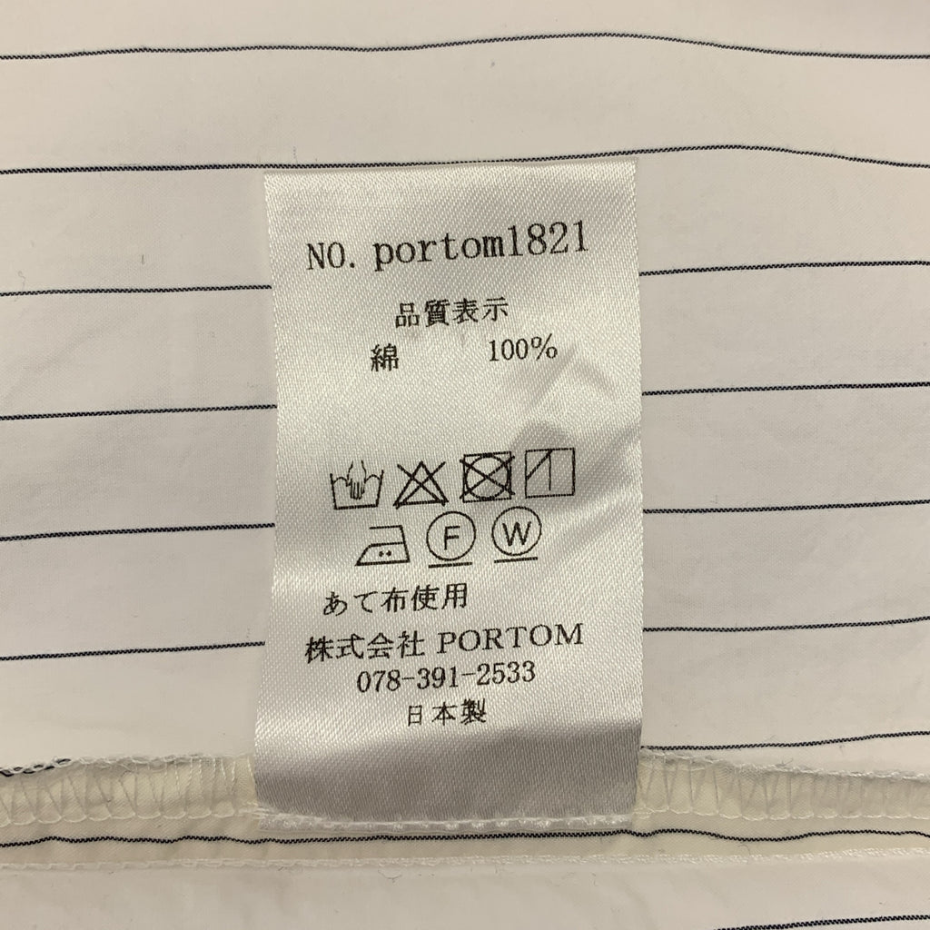 휴일과 시 / 큐지츠 토우타 | 노 컬러 스트라이프 블라우스 | F | 여성