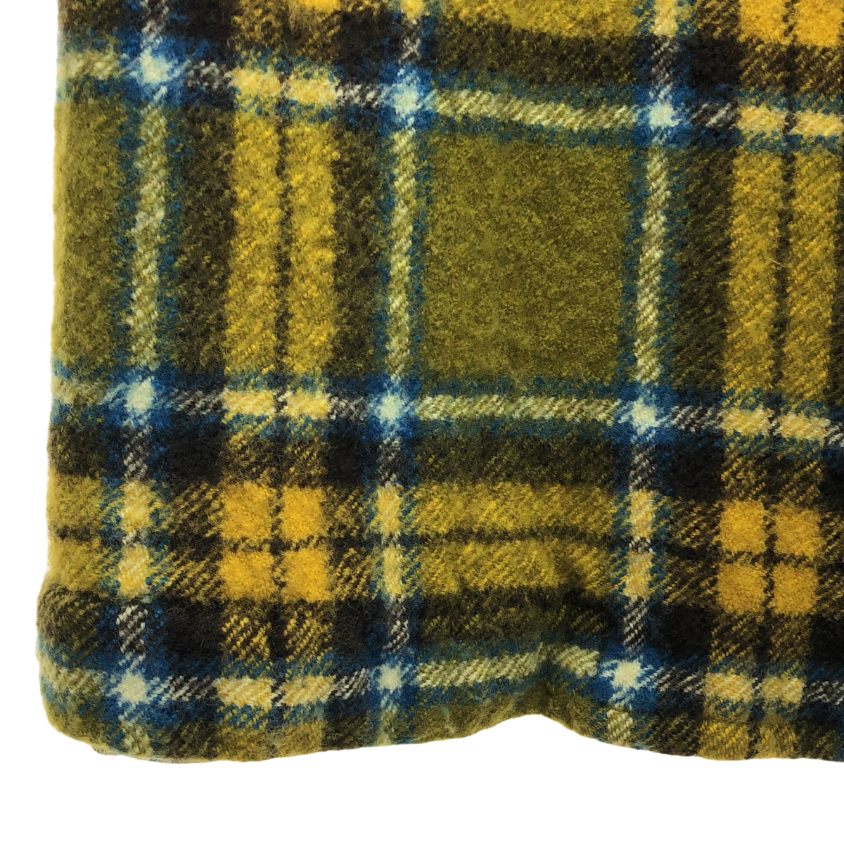tricot COMME des GARCONS | 2006AW | 羊毛縮水格紋圓領單層大衣 / 全襯裡 | M | 女款