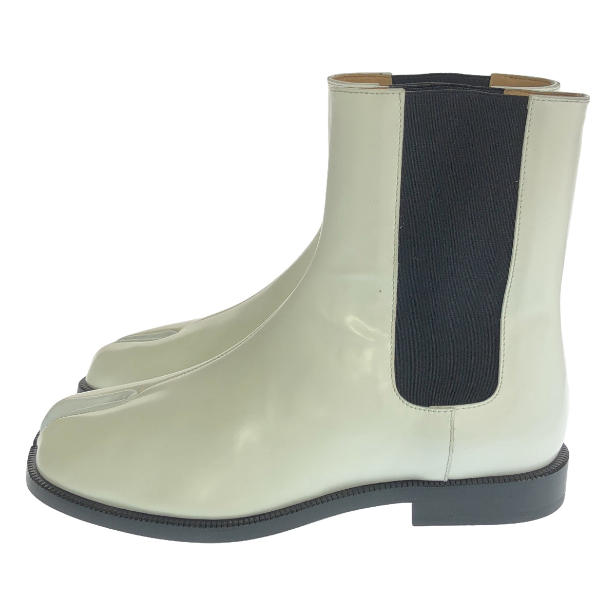 [New] Maison Margiela | 2021SS | TABI Side Gore Chelsea Boots | 37 | White/Black