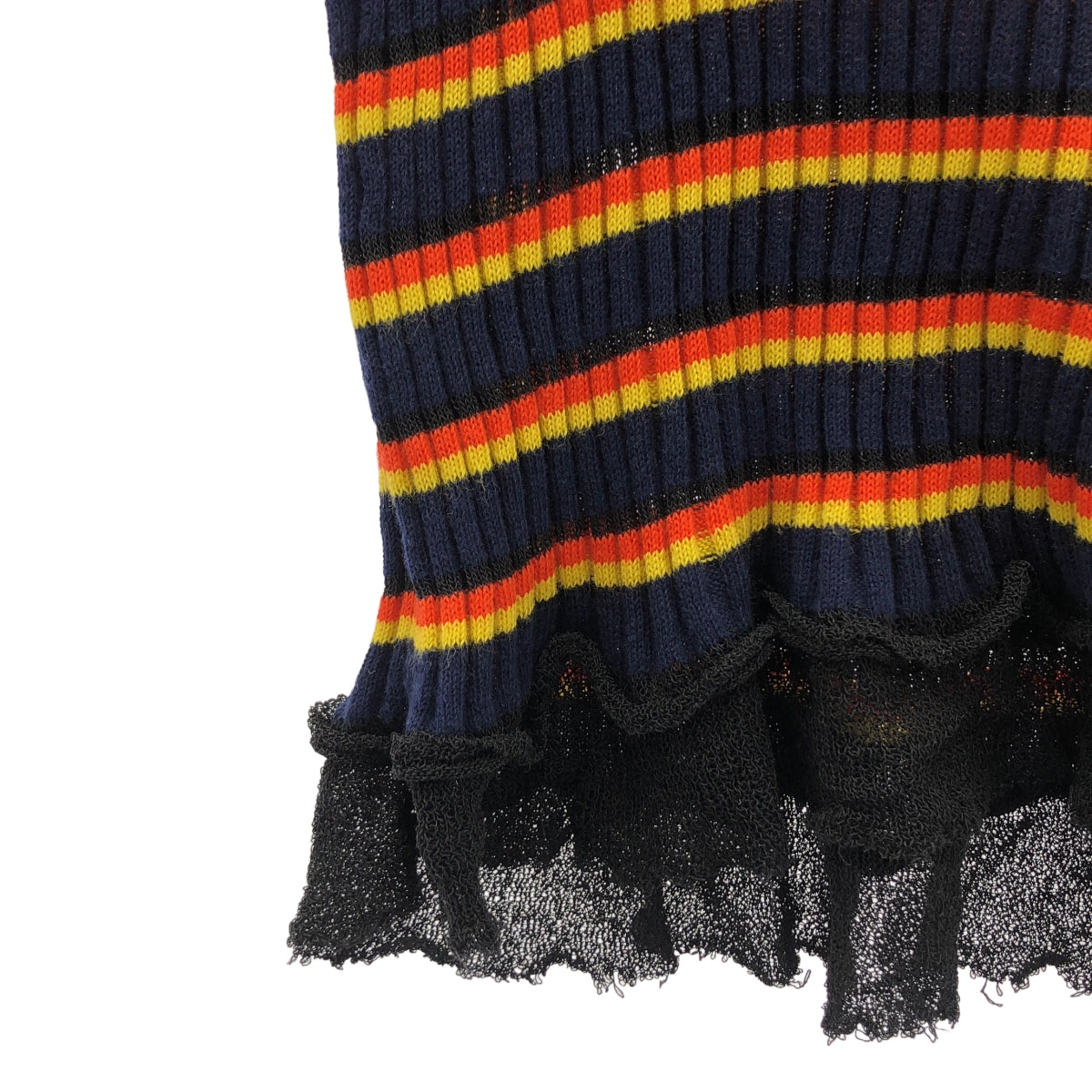 AKANE UTSUNOMIYA / アカネウツノミヤ | コットン リブ ニット トップス | F | マルチカラー | レディース