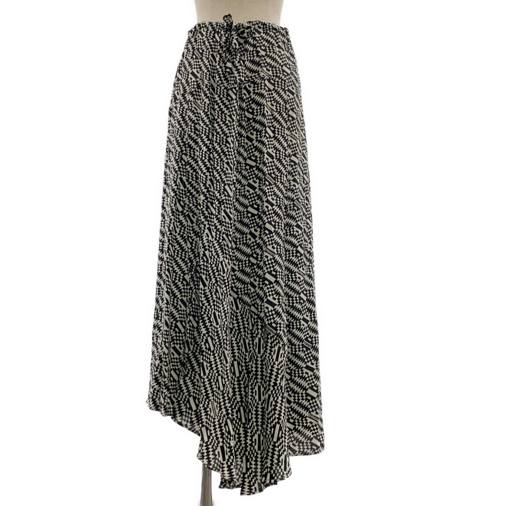 ISABEL MARANT ETOILE / 이사벨 마랑 에투아르 | JUPE ALONA / 비스코스 총무늬 로고 드로스트링 스커트 | 34 |