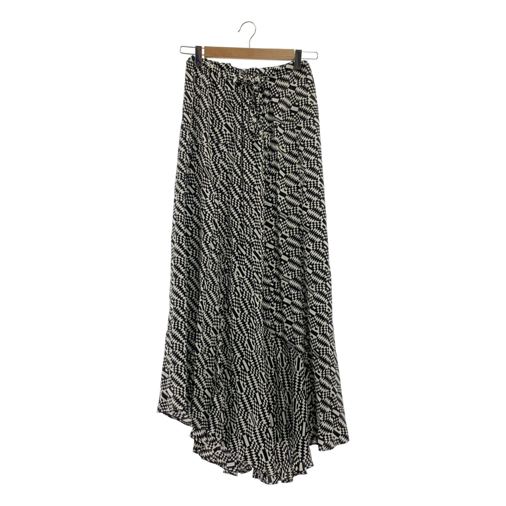 ISABEL MARANT ETOILE / 이사벨 마랑 에투아르 | JUPE ALONA / 비스코스 총무늬 로고 드로스트링 스커트 | 34 |