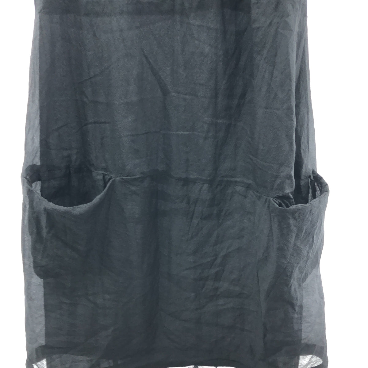 COMME des GARCONS COMME des GARCONS / 콤콤 | 2021SS | 폴리에스테르 제품 가공 포켓 첨부 드레스 원피스 / 총 안감 | M |