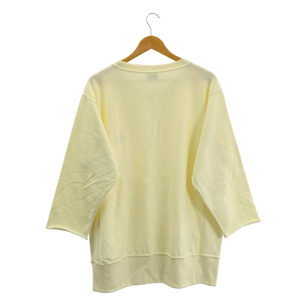 UNDER COVER | 2025春夏 | x Champion / Champion Logo珠繡反面編短衛衣 | M碼 | 男款