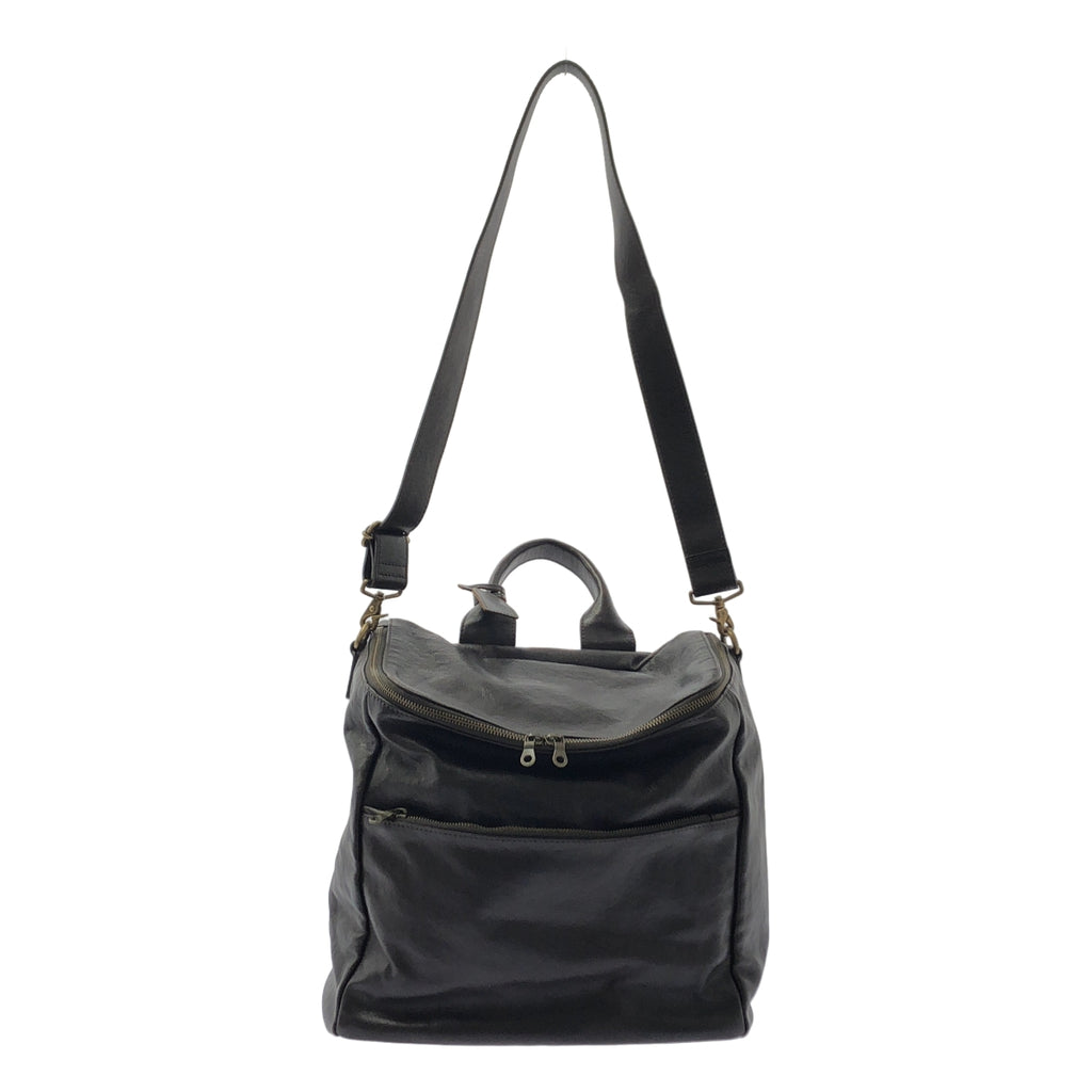 BEAU DESSIN / ボーデッサン | メシコ レザー 2way ショルダー バッグ | ブラウン | メンズ