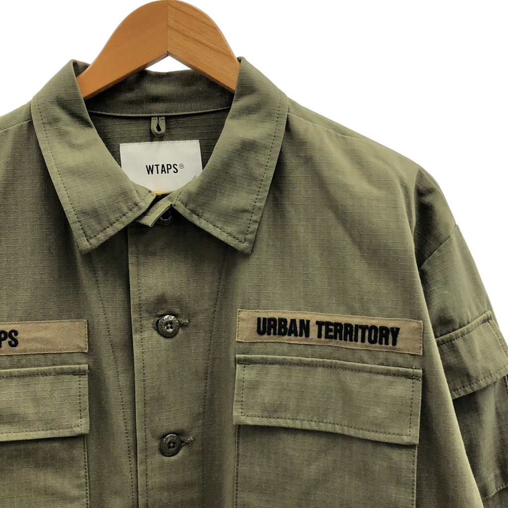 WTAPS / ダブルタップス | JUNGLE LS NYCO.RIPSTOP.CORDURA ジャングル ミリタリー ジャケット | 2 | カーキ | メンズ