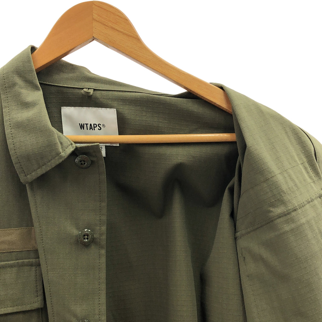 WTAPS / ダブルタップス | JUNGLE LS NYCO.RIPSTOP.CORDURA ジャングル ミリタリー ジャケット | 2 | カーキ | メンズ