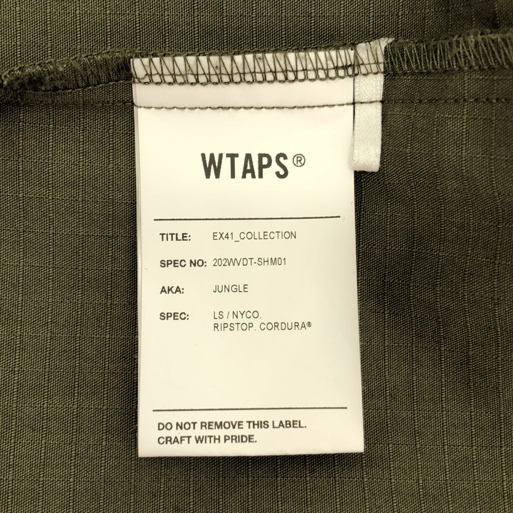 WTAPS / ダブルタップス | JUNGLE LS NYCO.RIPSTOP.CORDURA ジャングル ミリタリー ジャケット | 2 | カーキ | メンズ