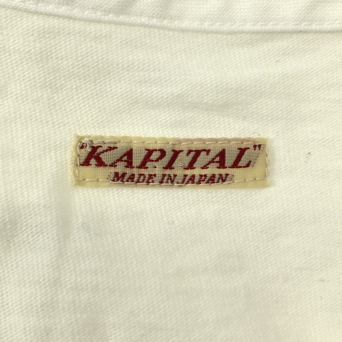 KAPITAL | 鉤環褶剪裁襯衫 | 尺寸 1 | 女款