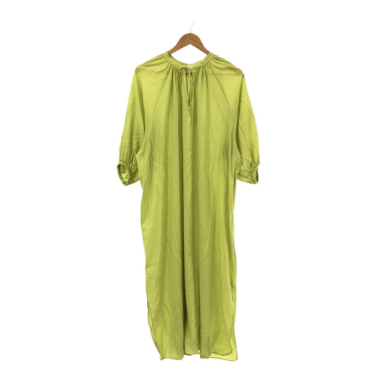 [Good Condition] Framework | 2021SS | Cotton Rayon Maxi Dress | Size 36 | Light Green | Women's