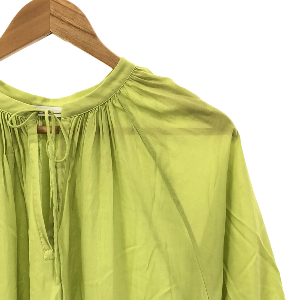 【美品】  Framework / フレームワーク | 2021SS | コットンレーヨンマキシワンピース | 36 | ライトグリーン | レディース