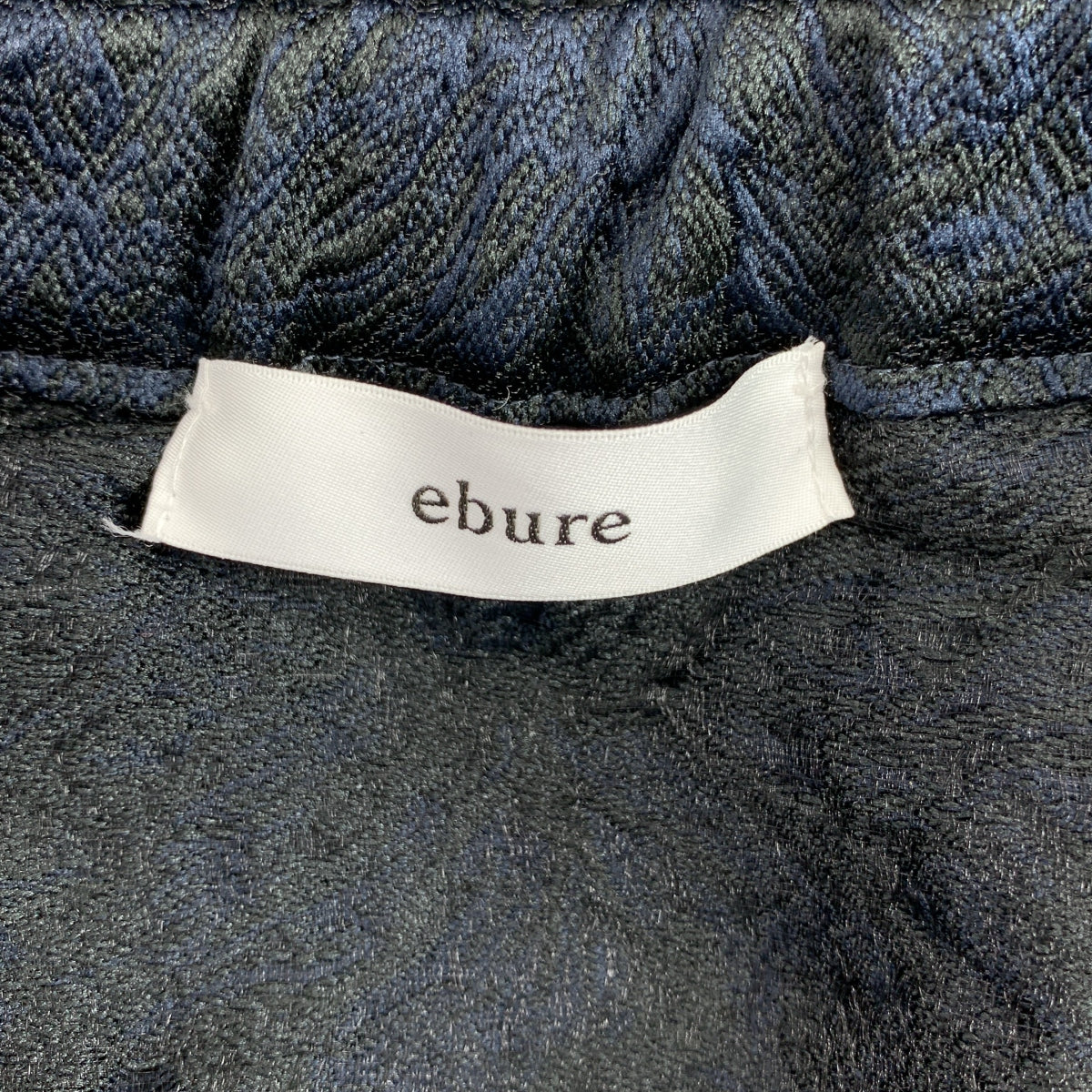 ebure / エブール | 総柄 ジャガード ドローストリング スカート | 38 | レディース