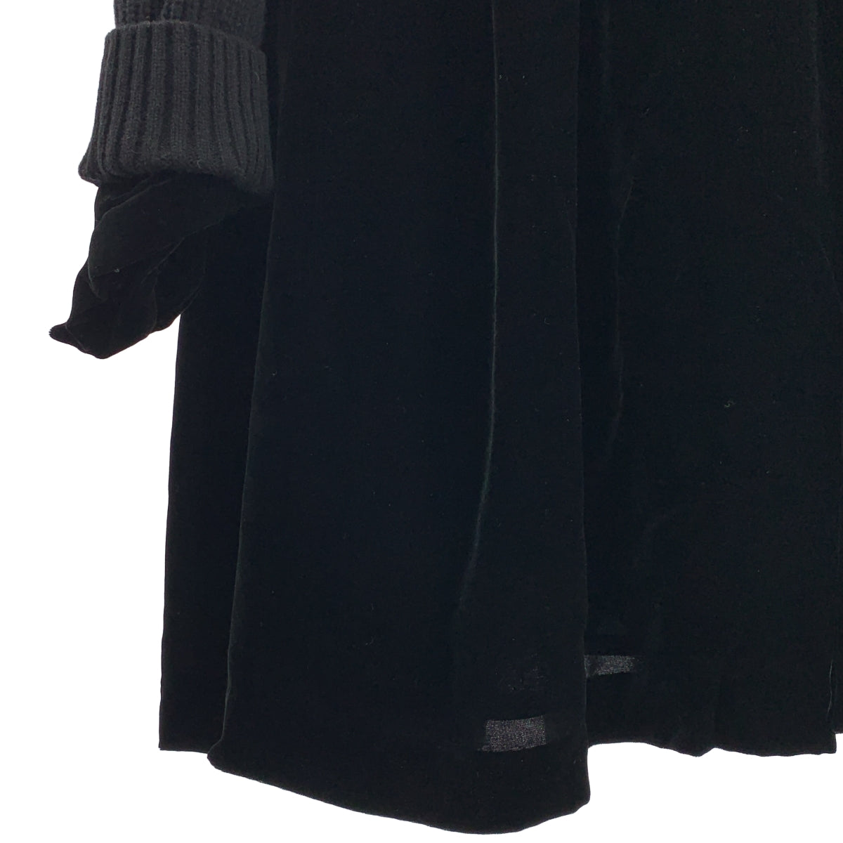 sacai / sacai | 針織拼接天鵝絨洋裝 | 3 | 女士