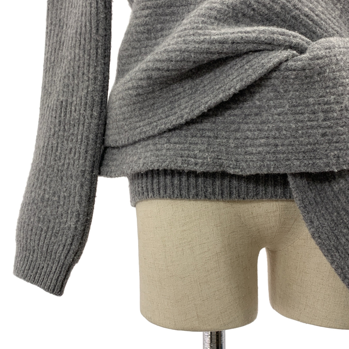 バレンシャガ変形リブ編みニット ファッション 通販ファッション - バレンシャガ変形リブ編みニット