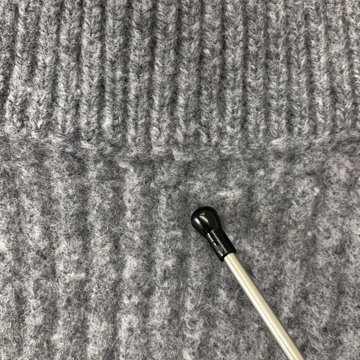 BALENCIAGA / バレンシアガ | 2way リブ 変形 クルーネック ニット