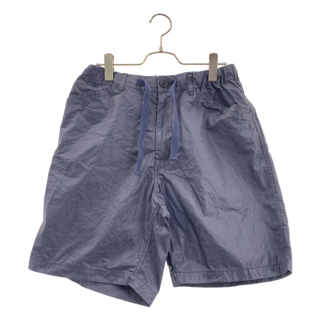 POST O'ALLS / 포스트 오버 올즈 | 드로 스트링 와이드 반바지 반바지 | L | 남성