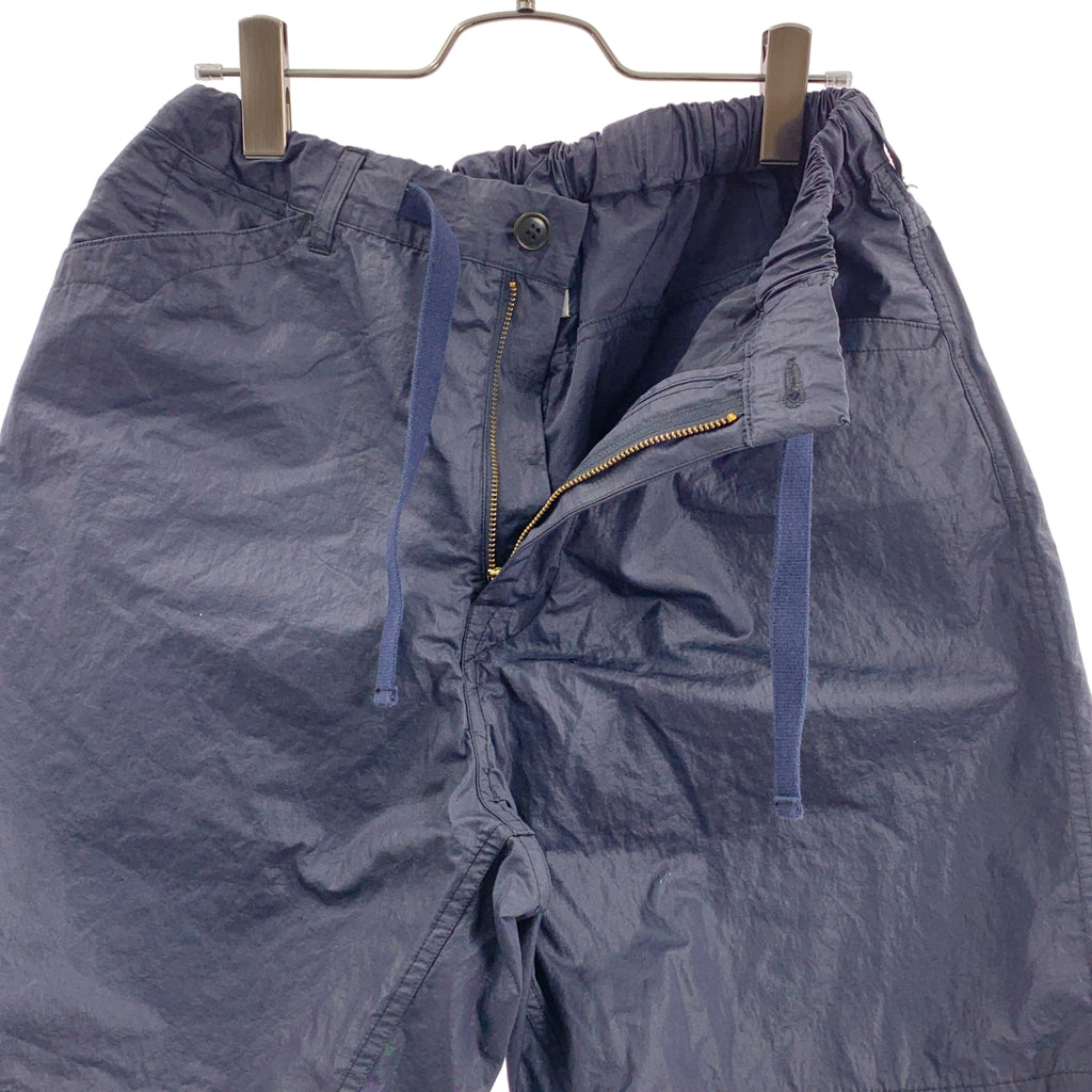 POST O'ALLS / 포스트 오버 올즈 | 드로 스트링 와이드 반바지 반바지 | L | 남성