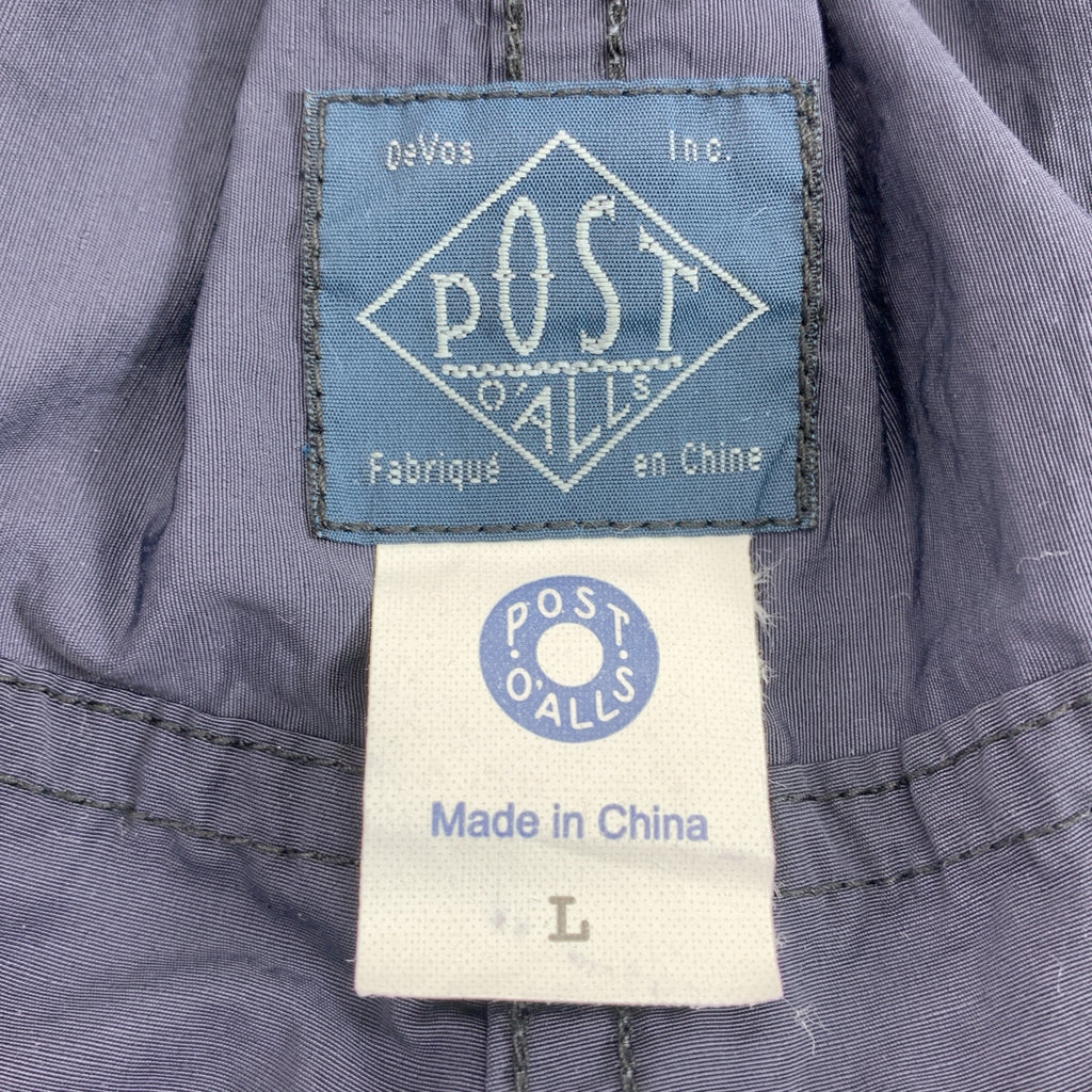 POST O'ALLS / 포스트 오버 올즈 | 드로 스트링 와이드 반바지 반바지 | L | 남성